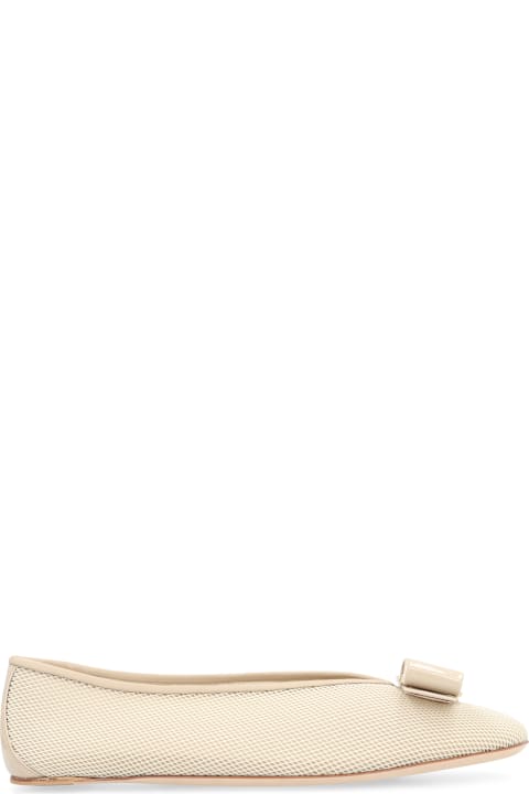 Ferragamo Flat Shoes for Women Ferragamo Vara Ballet Flats