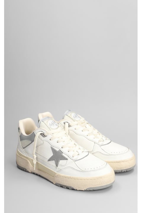 Golden Goose for Men Golden Goose Forty 2 Sneakers In White Leather And Fabric