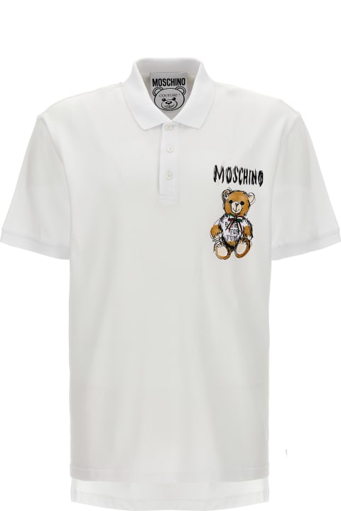 Moschino Topwear for Men Moschino 'archive Teddy' Polo Shirt