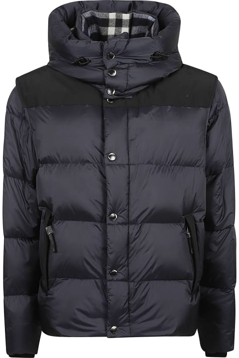 Burberry Coats & Jackets for Men Burberry Side Pocket Zip Padded Jacket