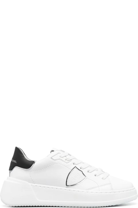ウィメンズ新着アイテム Philippe Model Tres Temple Sneakers - White And Black