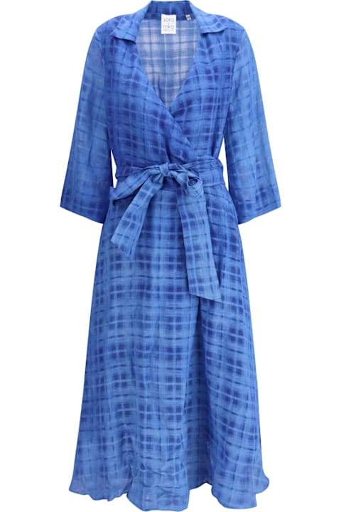 Sara Roka Clothing for Women Sara Roka Check Chemisier Dress