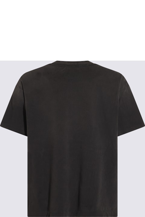 SAINT Mxxxxxx Clothing for Men SAINT Mxxxxxx Black Cotton T-shirt