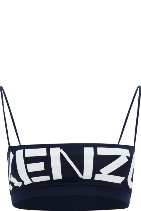 Kenzo Women Kenzo Logo Print Cropped Top