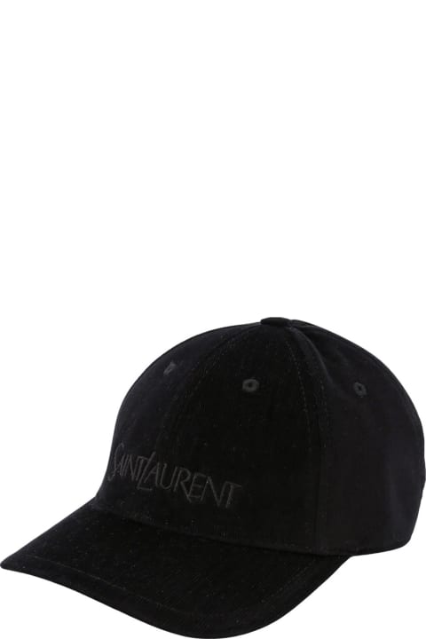 Saint Laurent Hats for Men Saint Laurent Vintage Baseball Cap