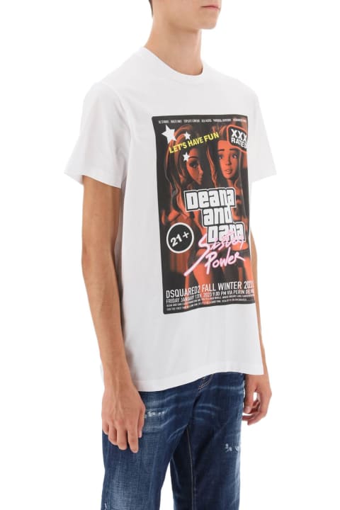 Dsquared2 Sale for Men Dsquared2 Cigarette Fit T-shirt