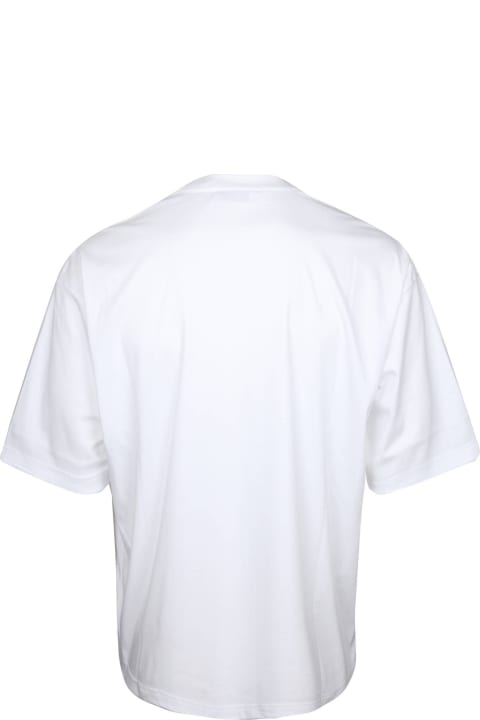 Lanvin Topwear for Men Lanvin Curblace T-shirt In White Cotton
