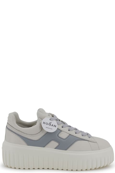 Homeware Hogan H Stripes Leather Sneakers