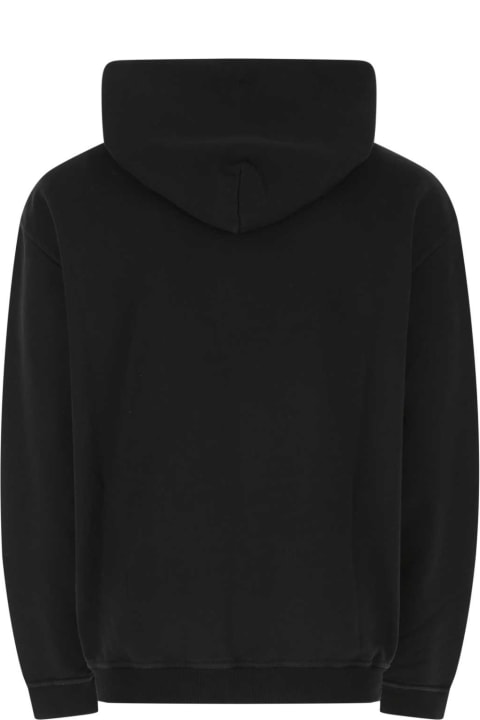Fashion for Men Maison Margiela Black Cotton Oversize Sweatshirt