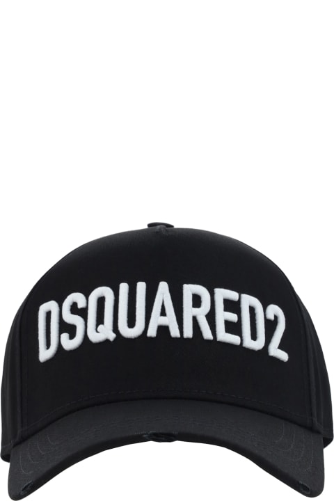 Dsquared2 Hats for Men Dsquared2 Embroidered Baseball Cap