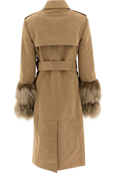 Homeware Burberry Cuff-detailed Belted Waist Coat