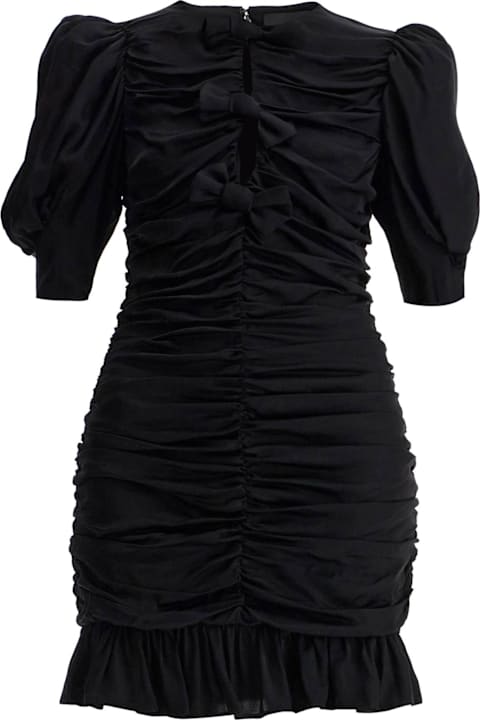 Rotate by Birger Christensen Dresses for Women Rotate by Birger Christensen Satin Mini Ruffle Dress