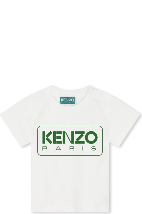 T-Shirts & Polo Shirts for Baby Girls Kenzo Kids T-shirt Con Logo