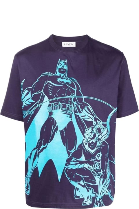 Fashion for Men Lanvin Batman Graphic Printed T-shirt