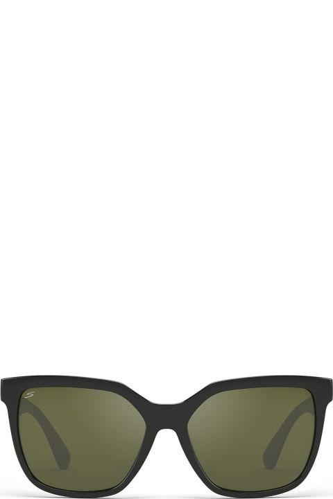 Serengeti Eyewear Eyewear for Men Serengeti Eyewear WAKOTA SHINY BLACK / SATURN PO Sunglasses