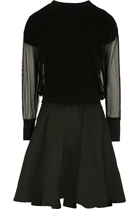 Homeware DKNY Black Dress For Girl With Logo