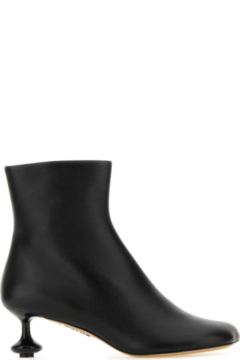 ウィメンズ新着アイテム Loewe Black Nappa Leather Toy Ankle Boots