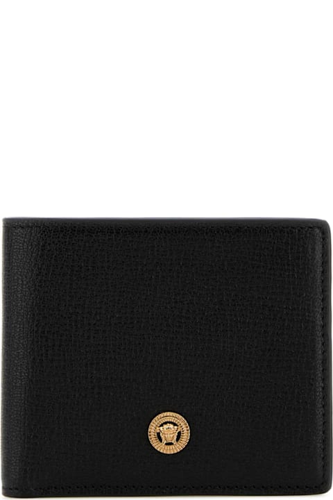 Versace for Men Versace Black Leather Wallet