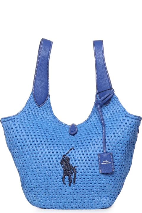 Polo Ralph Lauren for Kids Polo Ralph Lauren Raffia And Viscose Tote Bag