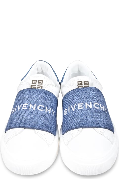Fashion for Men Givenchy White Sneakers For Kids With Logo