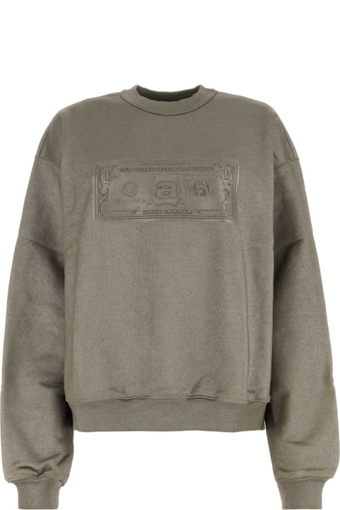 Fleeces & Tracksuits Sale for Women Alexander Wang Lead Cotton Oversize Sweatshirt