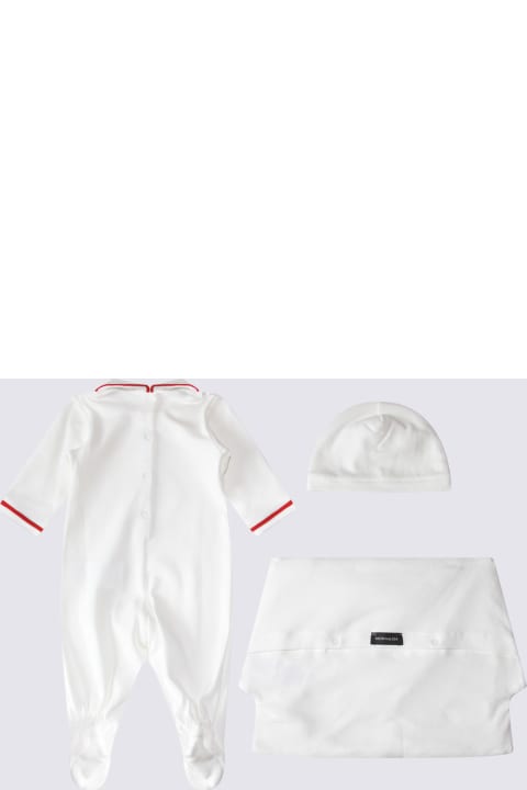 Monnalisa Sweaters & Sweatshirts for Baby Girls Monnalisa White Cotton Snoopy Three Pieces Nursery Set