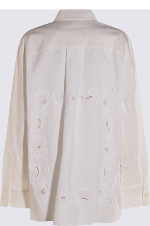 Marine Serre for Women Marine Serre White Cotton Shirt