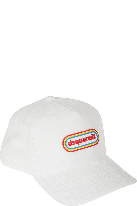 ウィメンズ Dsquared2の帽子 Dsquared2 Logo Detail Baseball Cap