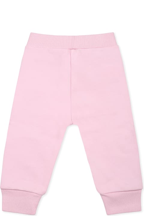 Marni Clothing for Baby Boys Marni Pink Trousers For Baby Girl With Logo