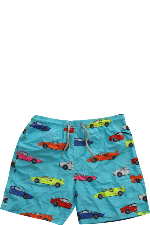 Swimwear for Boys MC2 Saint Barth Sport Car Swim Trunks