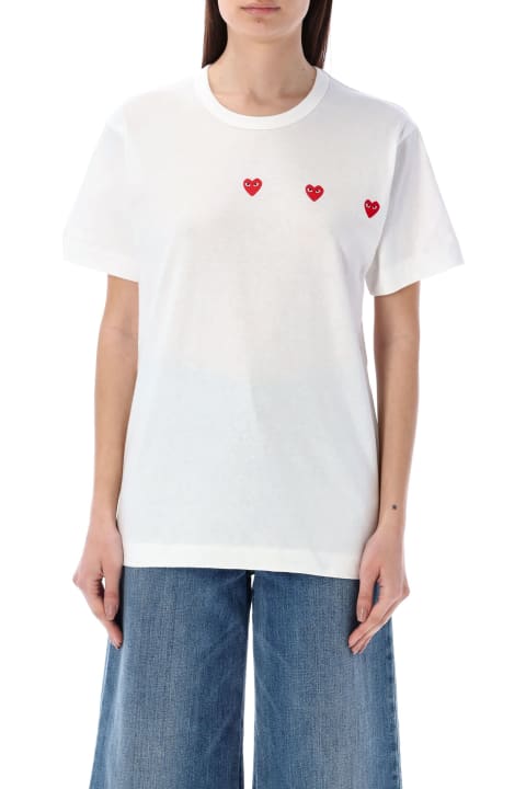 Fashion for Women Comme des Garçons Play Hearts T-shirt