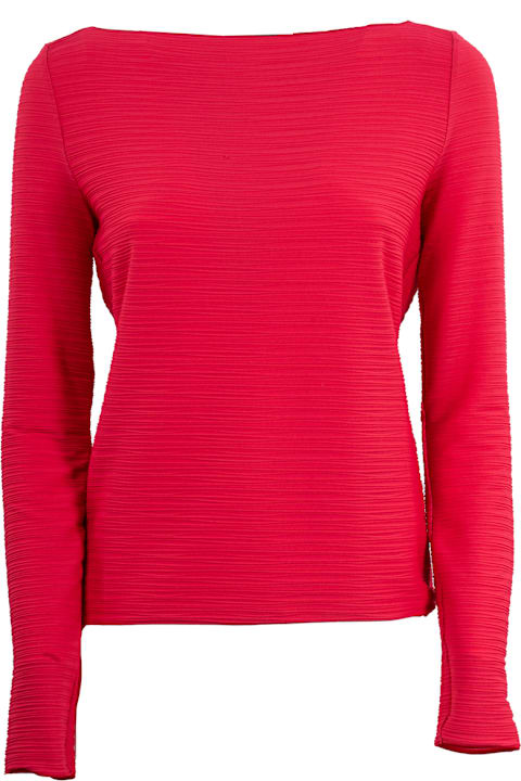 Emporio Armani Topwear for Women Emporio Armani Emporio Armani T-shirts And Polos Red