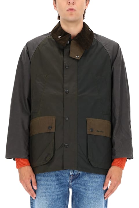 أدوات منزلية Barbour "patchwork Bedale" Waxed Jacket
