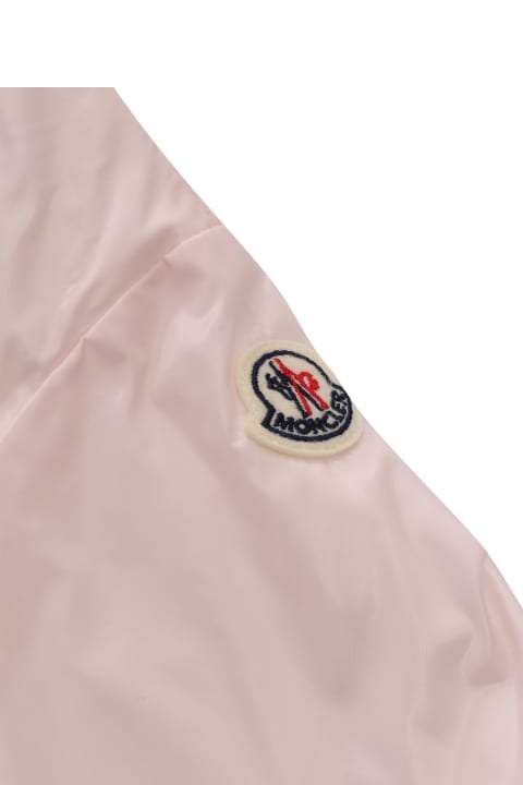 Coats & Jackets for Girls Moncler Pink Camelien Jacket