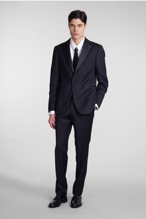 Tagliatore 0205 Suits for Men Tagliatore 0205 Dress In Blue Wool