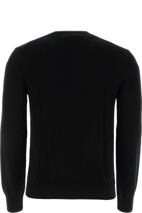 メンズ Comme des Garçons Playのニットウェア Comme des Garçons Play Black Wool Sweater