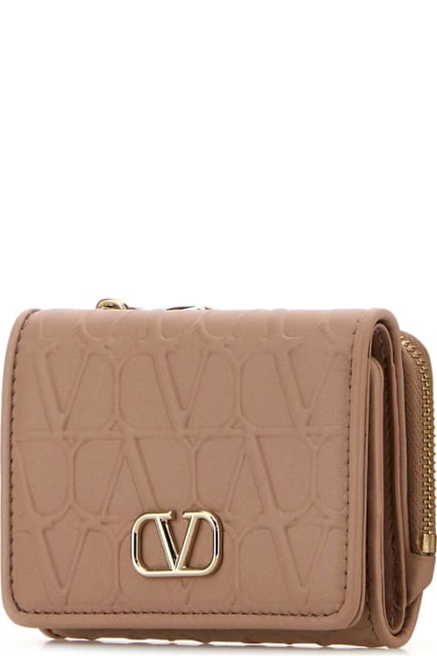 Homeware Valentino Garavani Powder Pink Leather Wallet
