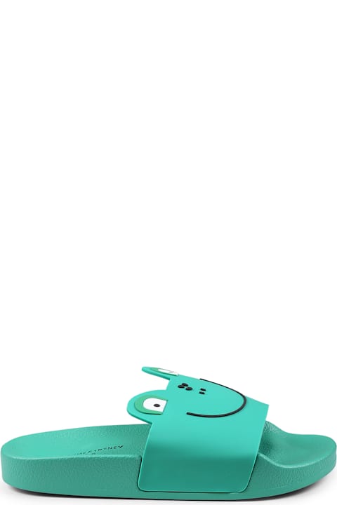 Stella McCartney Kids لـ أولاد Stella McCartney Kids Gre Slippers For Boy With Frog
