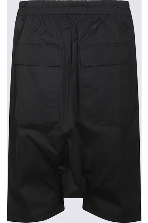 Rick Owens Sale for Men Rick Owens Black Cotton Shorts