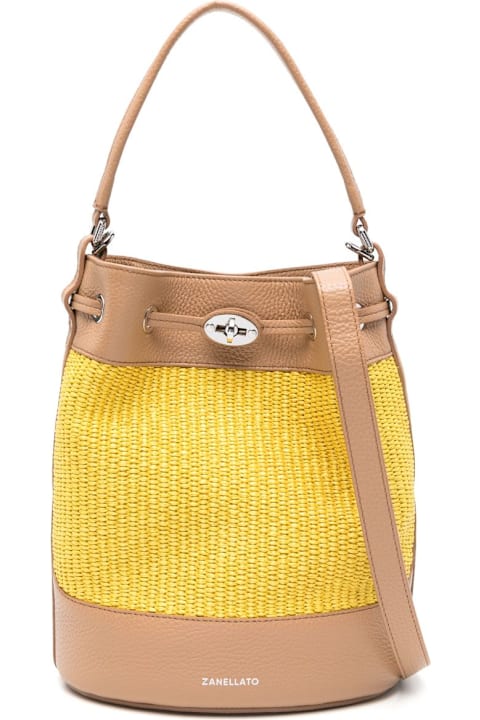 Zanellato for Men Zanellato Mondà Vimini Small Bucket Bag