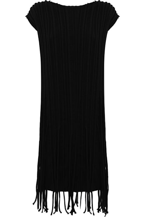 Liviana Conti Dresses for Women Liviana Conti Dress With Wool Fringes