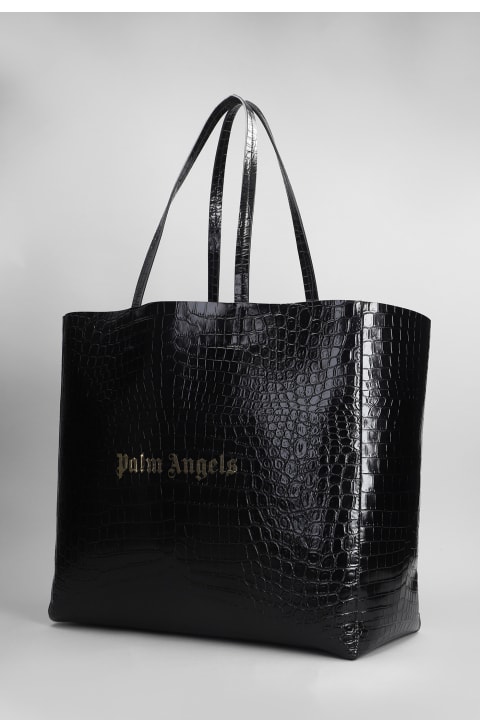 Palm Angels Totes for Women Palm Angels Tote In Black Leather