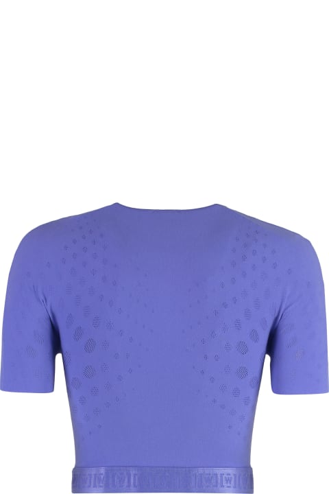 Homeware Wolford Dots Illusion Net Crop Top