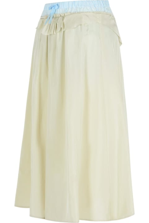 Skirts for Women Maison Margiela Green Viscose Skirt