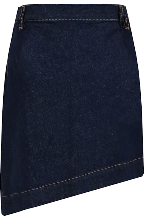 Vivienne Westwood for Women Vivienne Westwood Asymmetric Denim Miniskirt