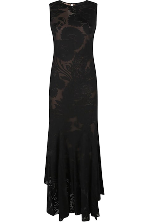 Etro فساتين لـ السيدات Etro Floral Jacquard Open Back Midi Dress