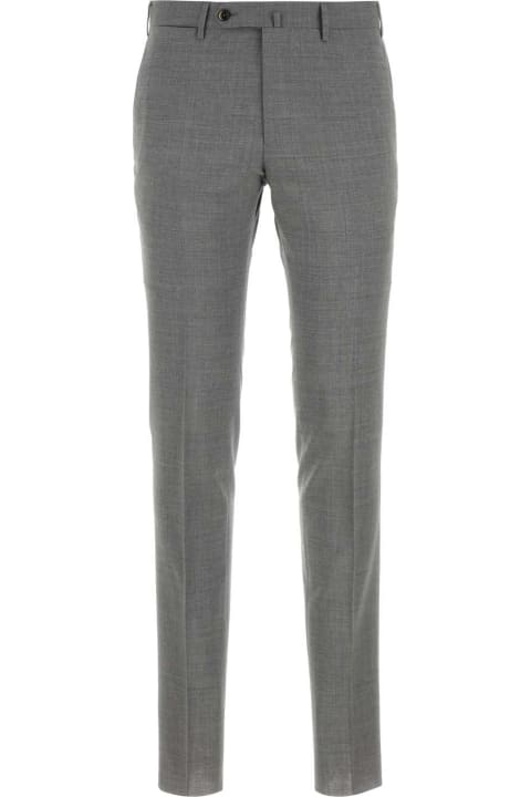 PT01 Clothing for Men PT01 Grey Stretch Wool Pant