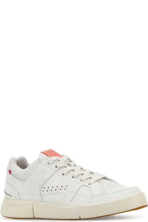 ON Sneakers for Women ON White Synthetic Leather And Fabric The Roger Clubhouse Sneakers