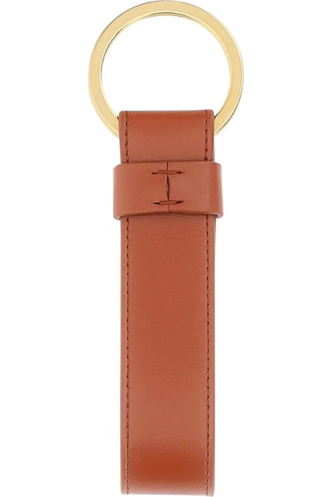 Fashion for Men Tod's Brick Leather Keyring Tod's