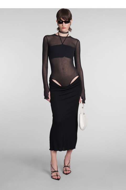 Fashion for Women ANDREĀDAMO Dress In Black Viscose